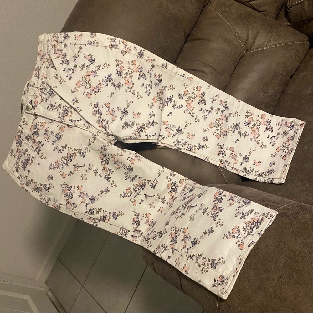 Rag & Bone flowery jeans
